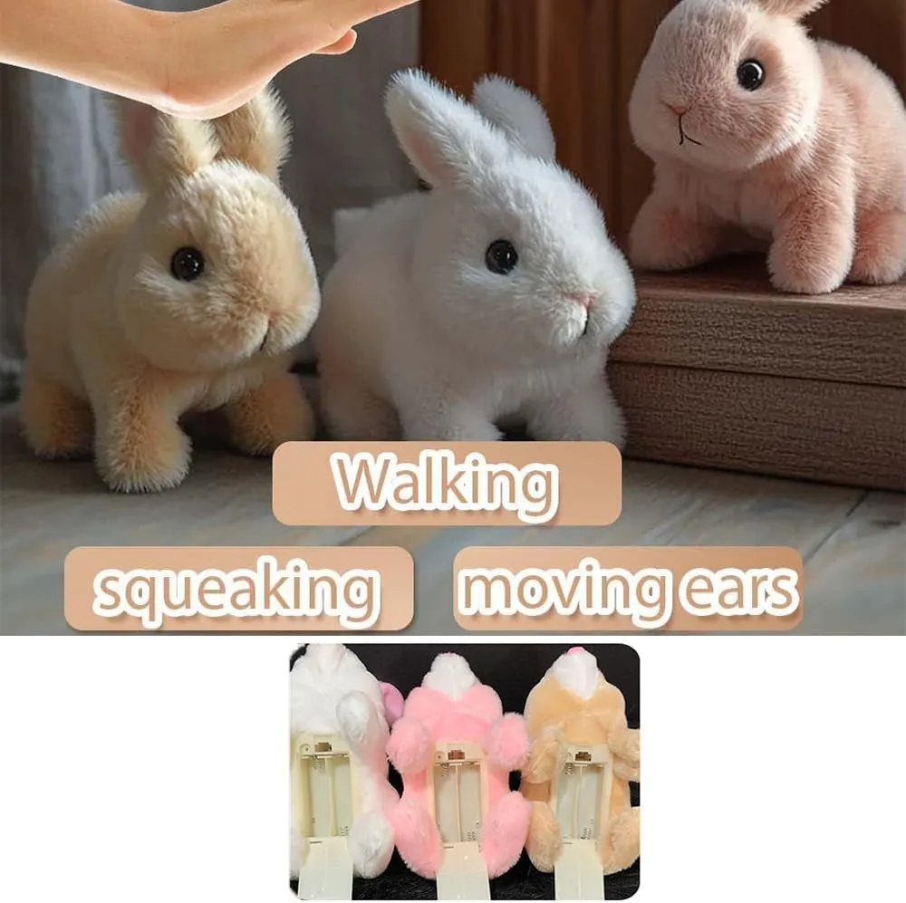 Bunby - My Realistic Bunny Toy, Realistic Bunny Toys, Vitality Bliss Bunny, Perfect Impersonator of Bunny Kind with Sounds and Movements, Moves, Hops, Twitches & Wiggles Ears (Brown)