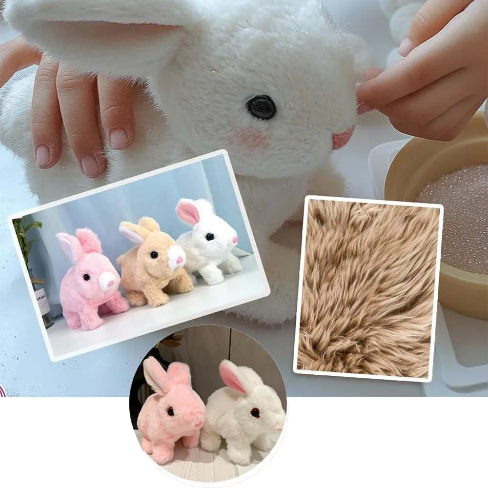Bunby - My Realistic Bunny Toy, Realistic Bunny Toys, Vitality Bliss Bunny, Perfect Impersonator of Bunny Kind with Sounds and Movements, Moves, Hops, Twitches & Wiggles Ears (Brown)