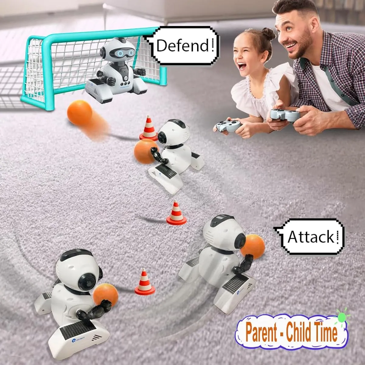 BUSYSIR Robot Toys for Kids - Gesture Sensing Programmable RC Smart Robot Toys for Boys/Girls with Flexible DIY Arm/Music/Recording/Remote Control Toys Birthday Gifts (White)