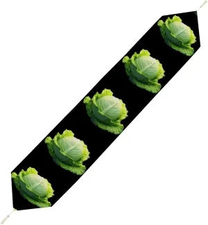 Cabbage Table Runner Short Plush Table Cloth Table Dresser Decoration for Party 229 * 33cm
