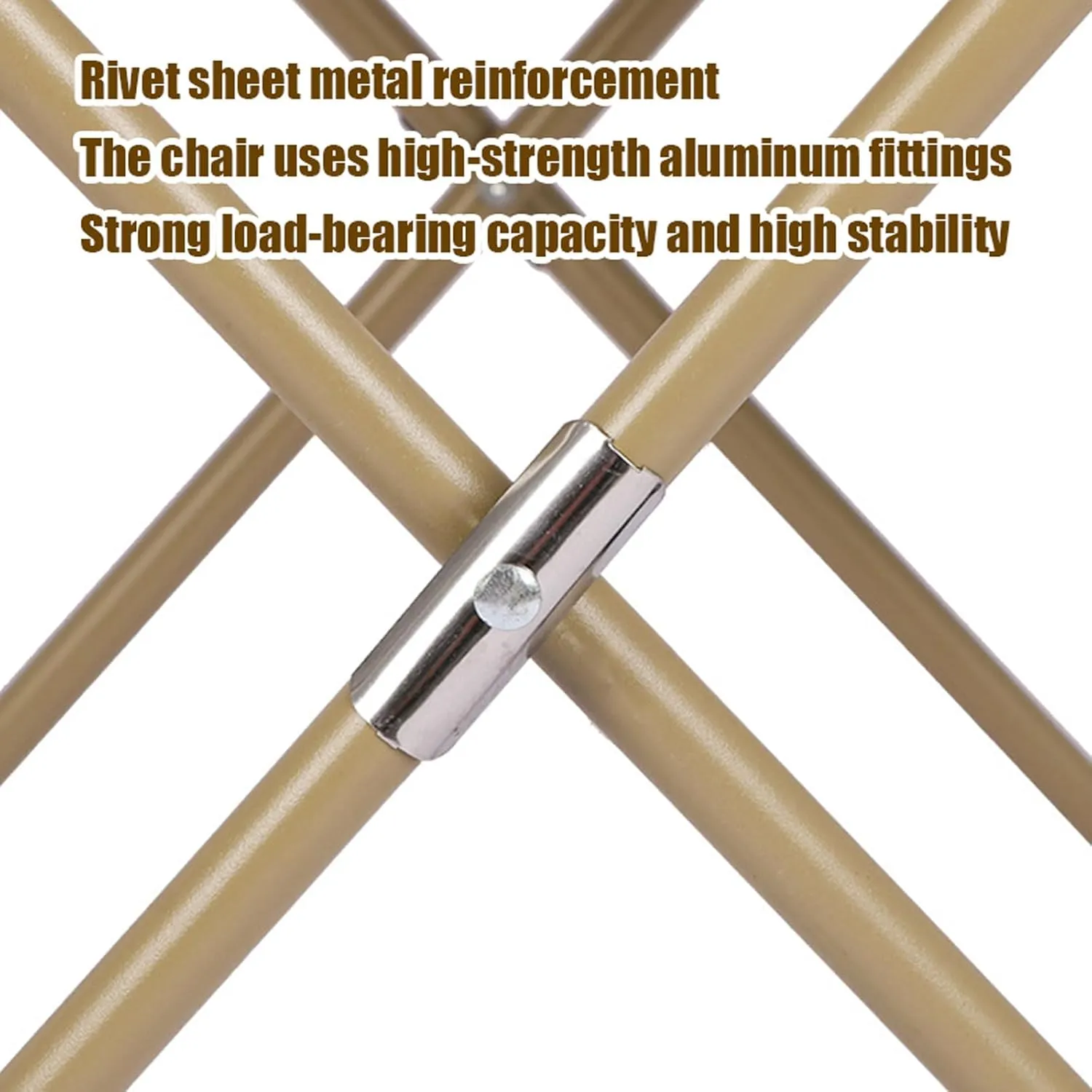 Camping Table Chairs, Folding Chair Set with Table Aluminum Roll-up Table Top Lightweight Foldable Table Lawn Chair with Storage Bags, Quick Assembly, Beige-120cm white-7pcs