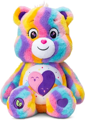 Care Bear Friends for Life - Medium 35 cm Eco-Friendly Soft Toy for Simple Games, Cute Plush Teddy Bear Durable to Collect, Soft Toy for Kids