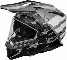 Castle X CX200 Liberty Dual Sport Snow Helmet (Matte Charcoal - Medium)