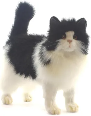 Cat Plush, Black/White