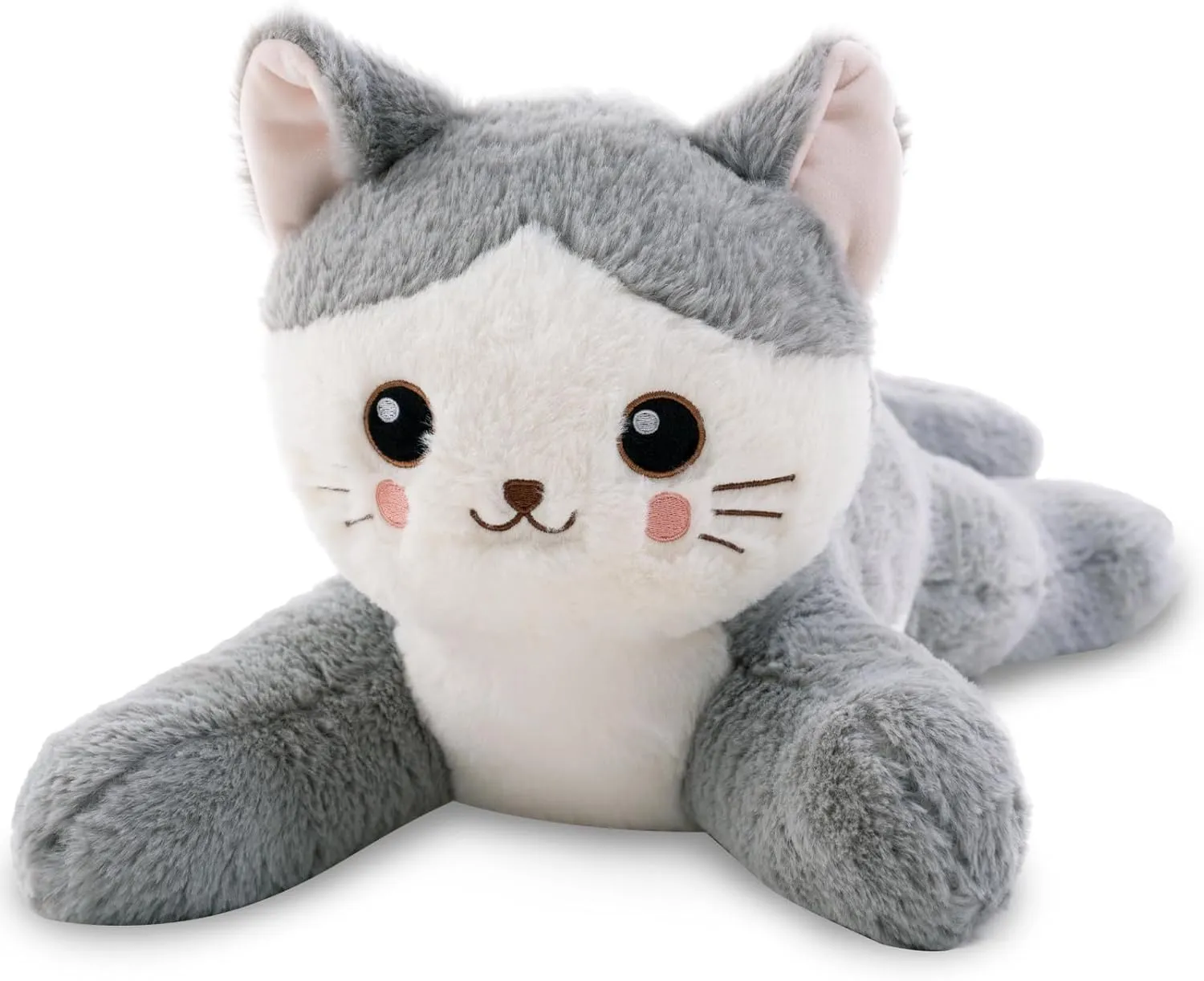 Cat Stuffed Animals 24 inch, Soft Cat Plush, Cute Stuffed Cat Plush Cat PlushieGift for Kids Girls, Birthday,Valentine,Christmas