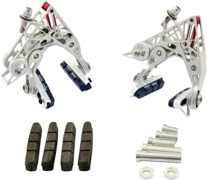CB3 Road Angle Brake Set (Front   Rear), Silver, CB3-S, SK2293