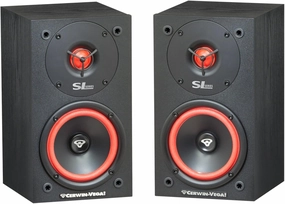 Cerwin Vega SL-5M 5 1/4" 2-Way Satellite Speakers with 1" Soft Dome Tweeter - Set of 2 - Black