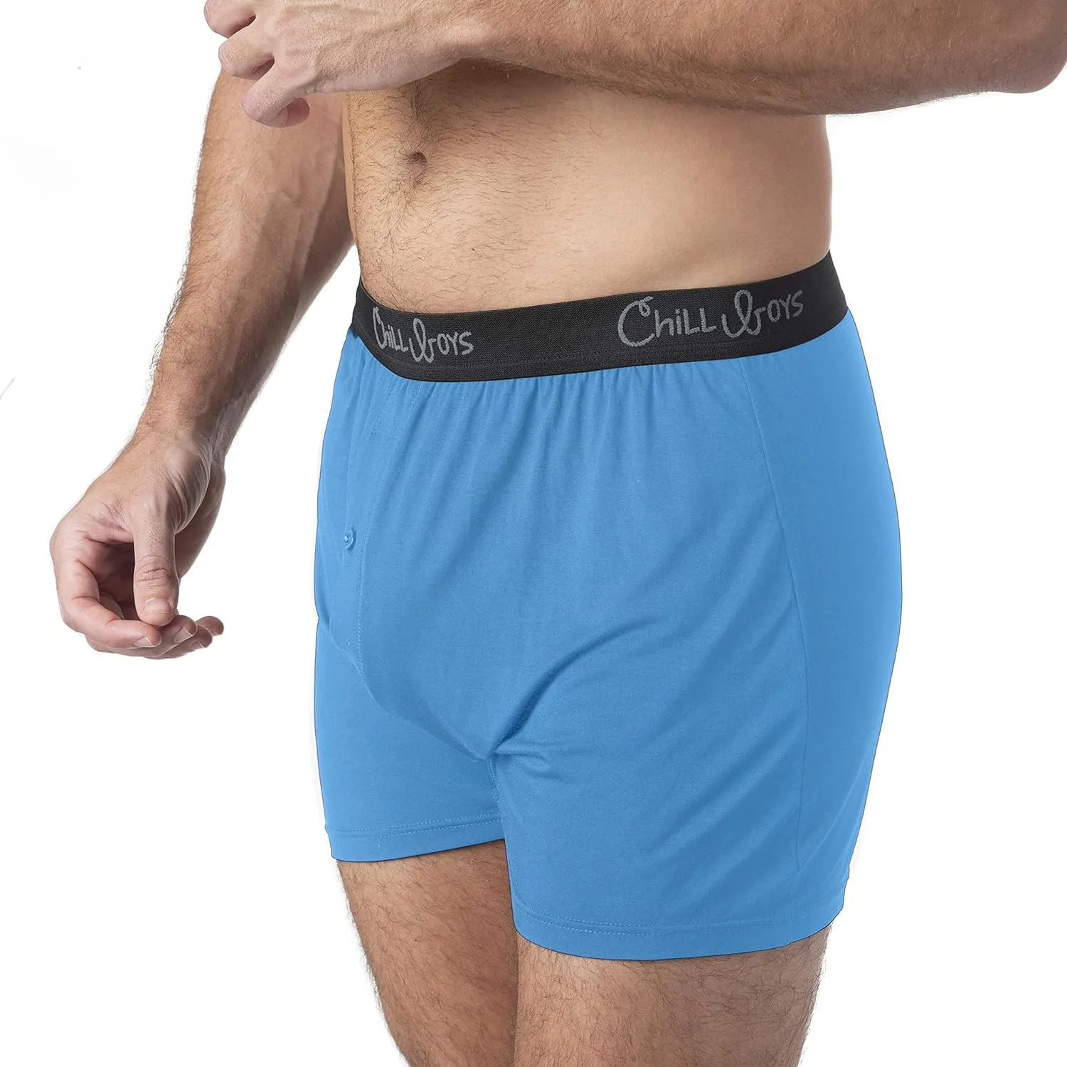 Chill Boys Soft Viscose from Bamboo Boxers for Men - Cool Breathable Comfortable Men's Underwear - 3 Pack Boxer Shorts