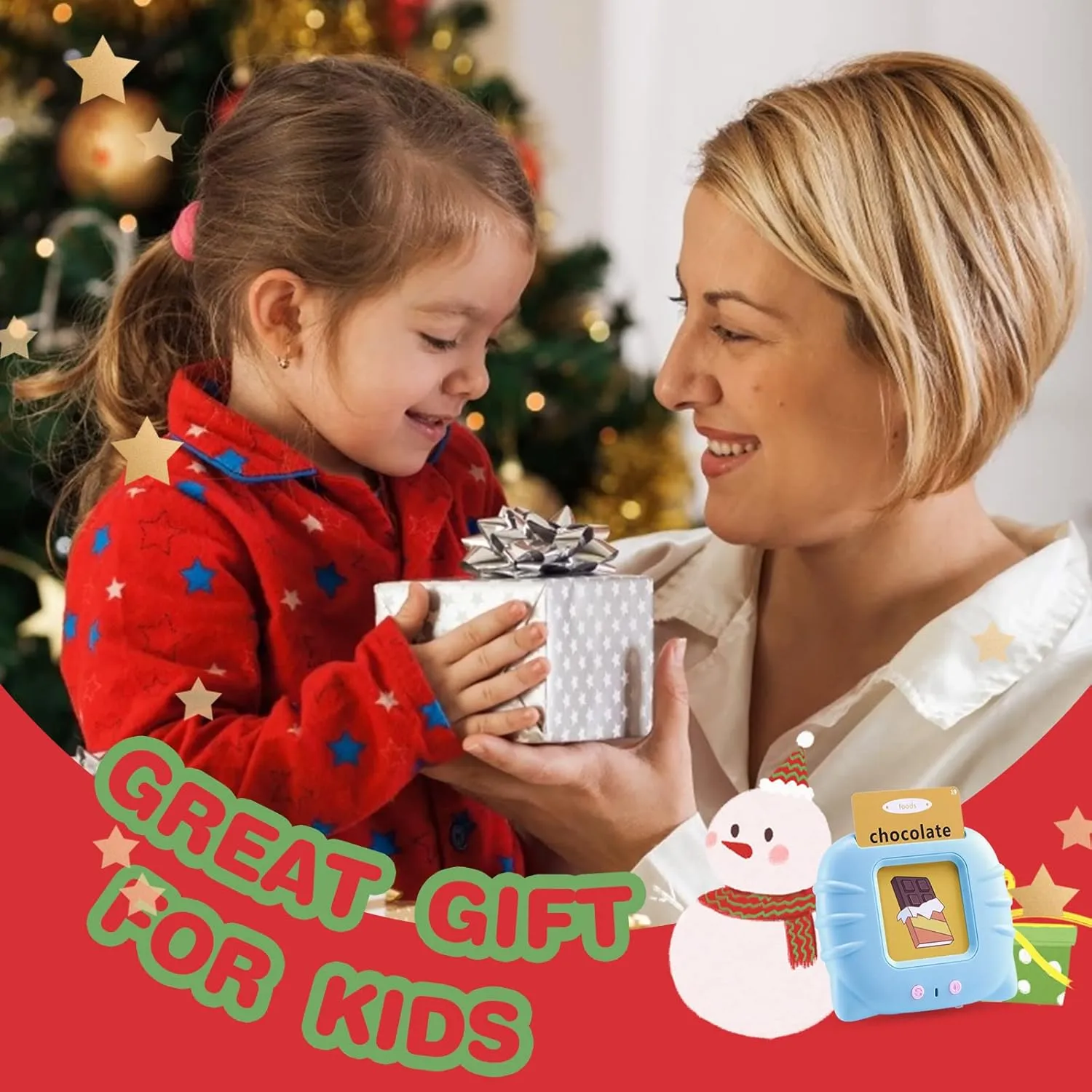 Chinese & English Bilingual Talking Flash Cards for Toddler/Beginning - Learning Educational Toy to Learn Chinese/English,Talking Flash Cards for Ages 2 