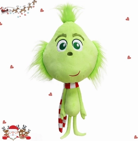 Christmas Green Monster Plush Toys, Dog Plush, Delightful Gift for Children, Christmas Decorations