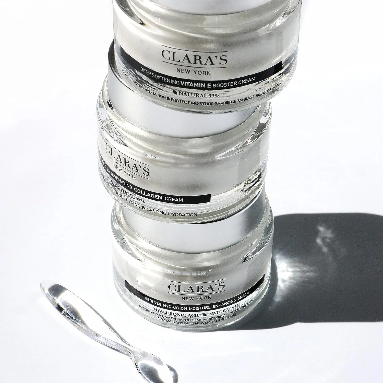 CLARA'S NEW YORK | Deep Softening Vitamin E Skin Barrier Cream | with Panthenol, Macadamia Oil | Healthy Glowing Skin, Rich | Non-sticky, Fast-absorbing Clinical-Grade Formula | 50ml MADE IN USA