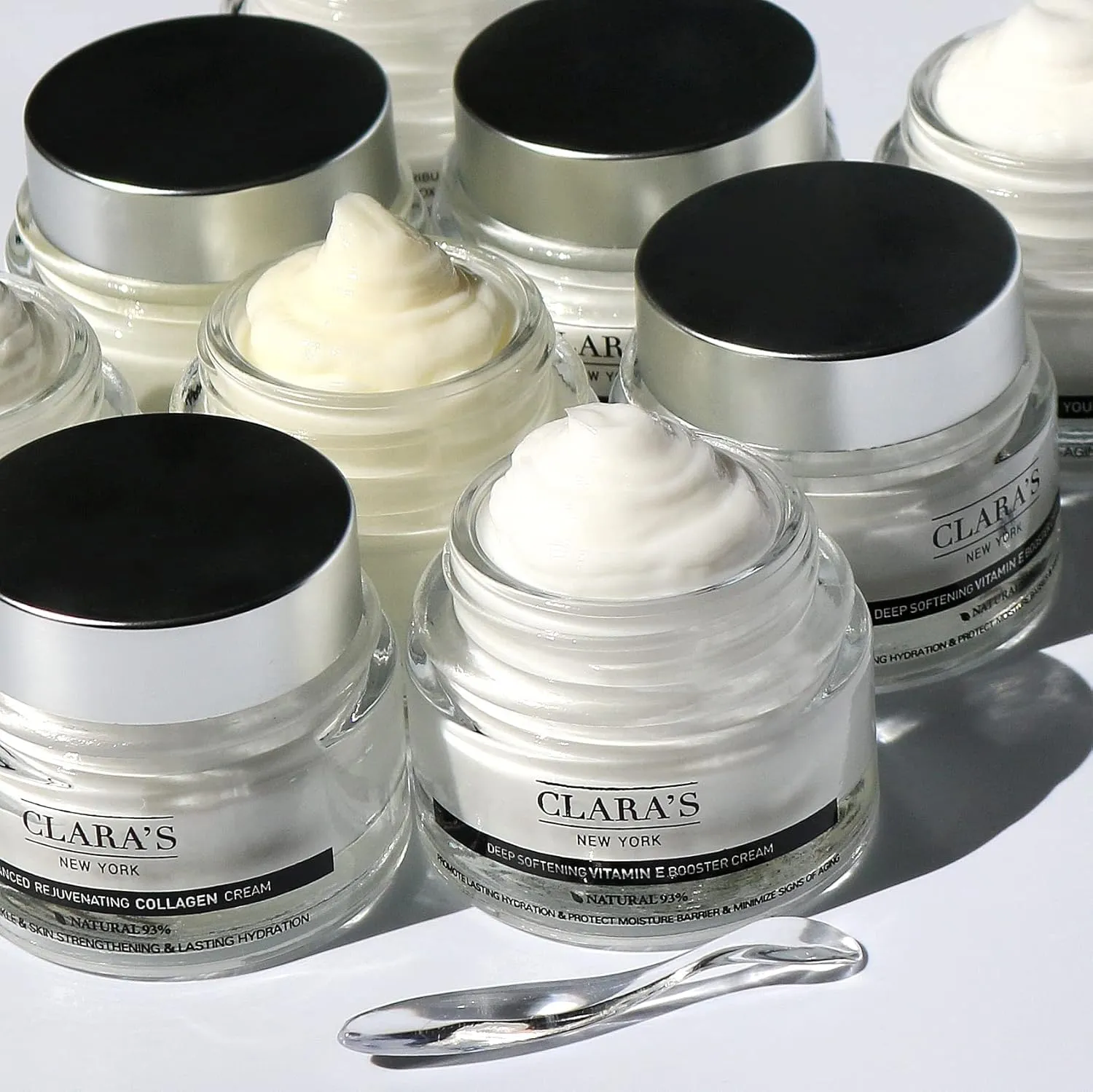 CLARA'S NEW YORK | Deep Softening Vitamin E Skin Barrier Cream | with Panthenol, Macadamia Oil | Healthy Glowing Skin, Rich | Non-sticky, Fast-absorbing Clinical-Grade Formula | 50ml MADE IN USA
