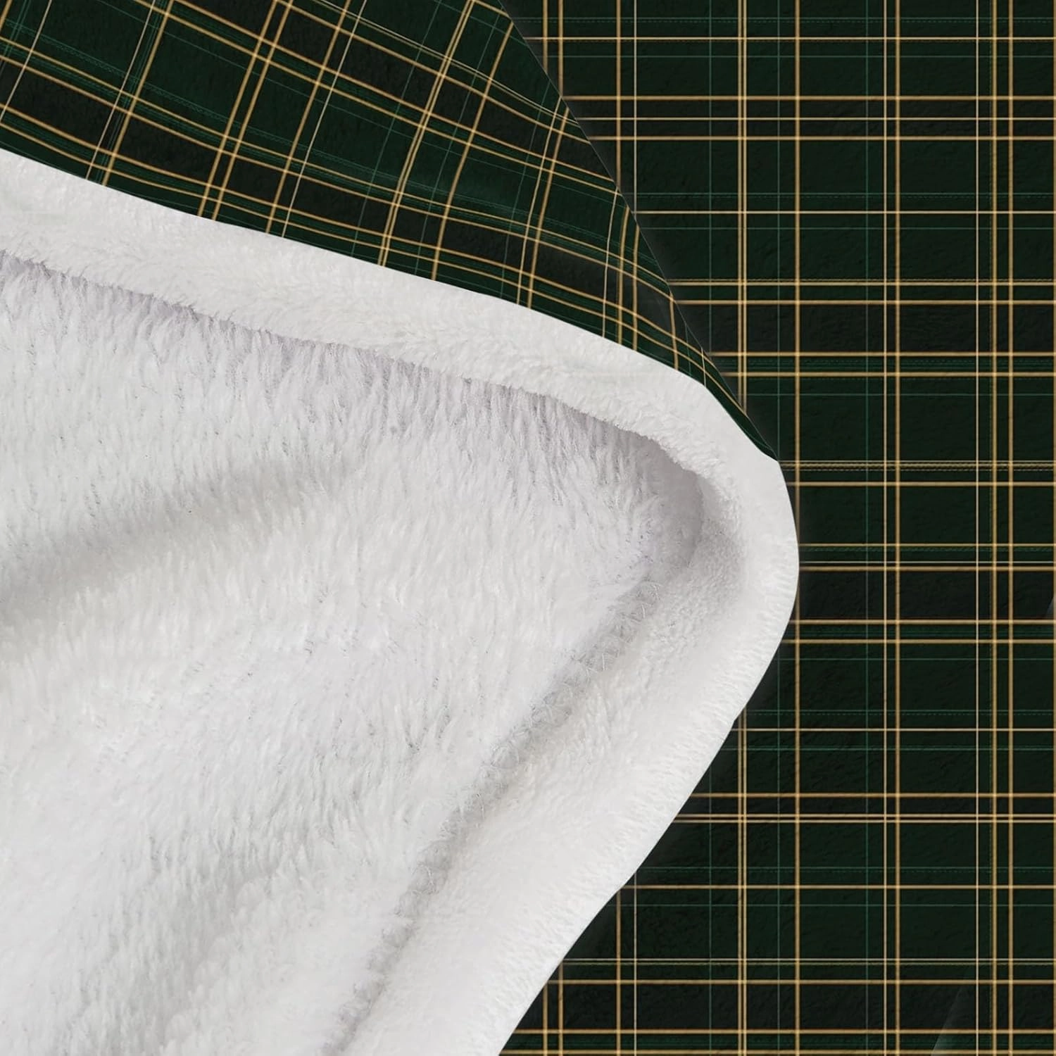 Classic Plaid Calm Prints Throw Blanket 60" x 80", Cozy and Soft Cozy Fuzzy Plush Flannel Kids Throw Blanket Suitable for Sofa Bed Sofa Camping Home Decoration Green Yellow