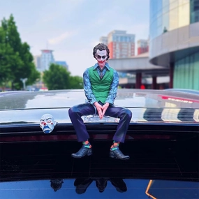 Clown Car Accessories Clown Office Home Ornament, Jokers Desktop Display Figure, Desk Ornament; Innovative Birthday Gift, Private Collection (2 Styles for Indoor Display and Outdoor Display)