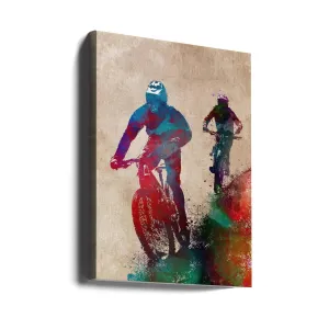 Colorful Biking Art