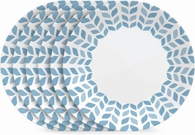 Corelle Vitrelle 10.25" Dinner Plates Set, Triple Layer Glass and Chip Resistant, Lightweight Round Plates, 8-Piece Northern Pines