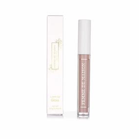 Cosmetics, Lustre Lip Gloss, Moisturizing, Long Lasting with Squalane & Vitamin E, 100% Gluten, Paraben & Phthalate-Free, Never Sticky, Soft, Natural Colors (Nu Corail 02)