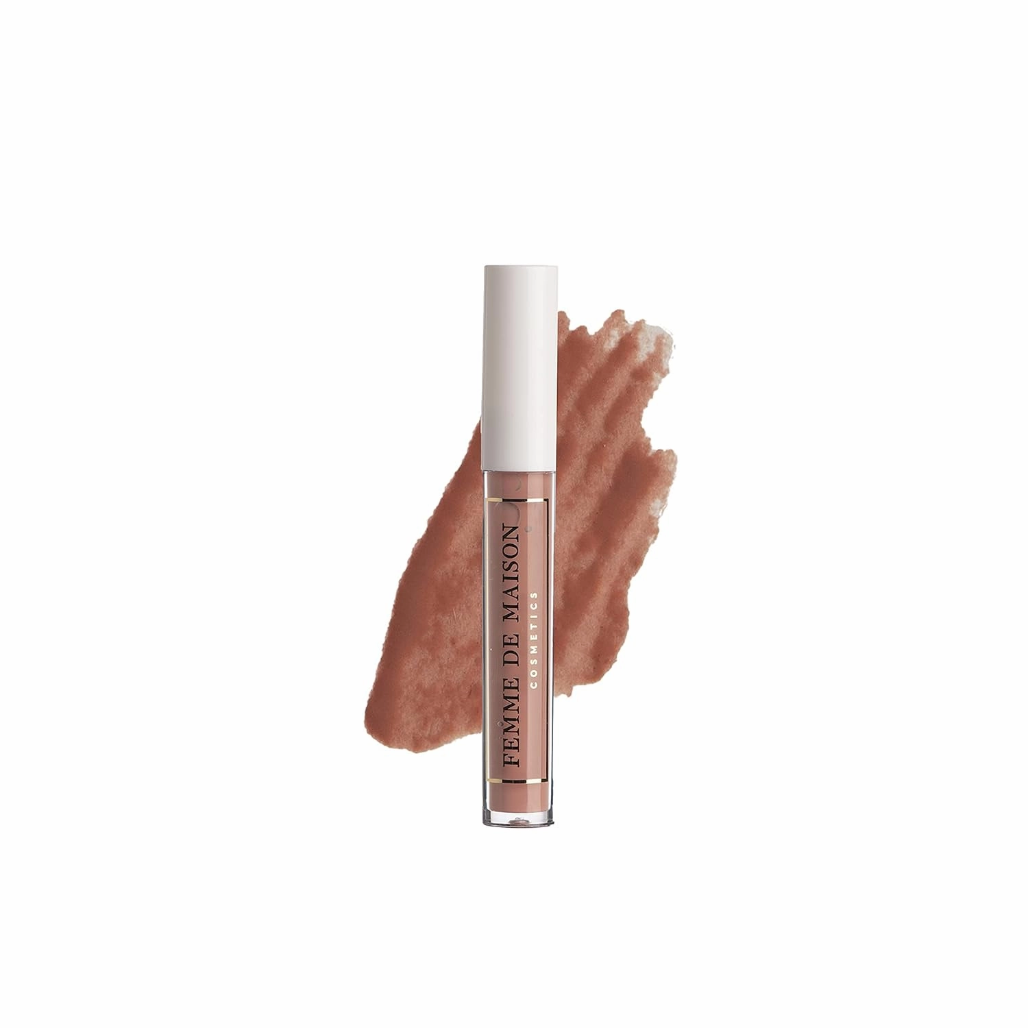 Cosmetics, Lustre Lip Gloss, Moisturizing, Long Lasting with Squalane & Vitamin E, 100% Gluten, Paraben & Phthalate-Free, Never Sticky, Soft, Natural Colors (Nu Corail 02)