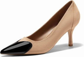 Coutgo Womens Closed Pointed Toe Pumps Heart Stiletto High Heels Wedding Bride Dress Shoes