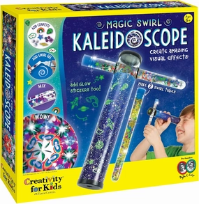 Creativity for Kids Magic Swirl Kaleidoscope Kit - Make Your Own Kaleidoscope for Kids, STEM Toys, Medium