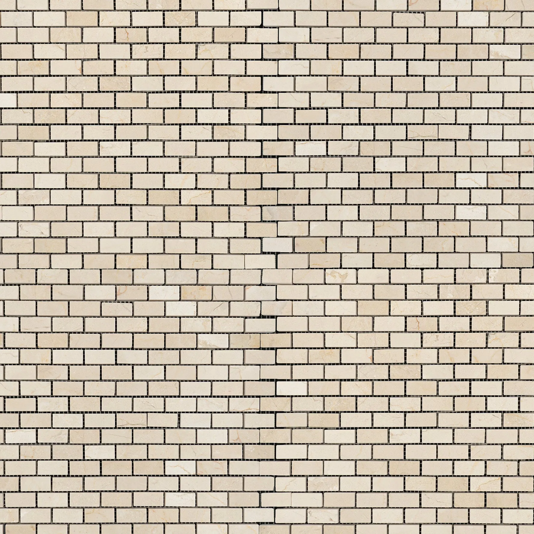 Crema Marfil Marble Brick Mini Mosaic