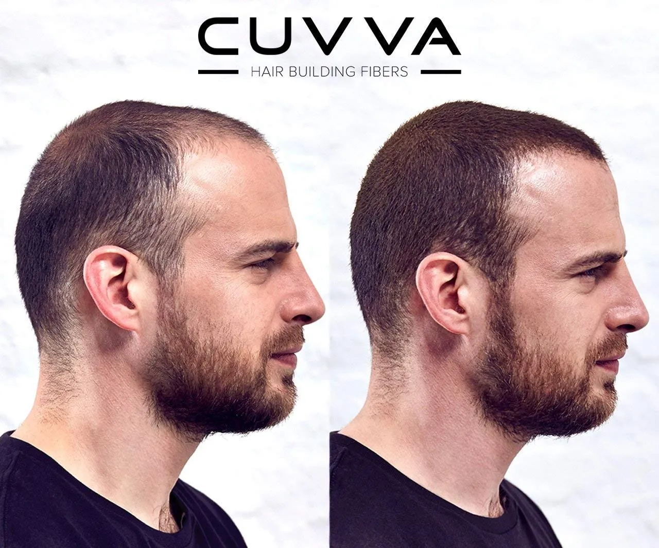 CUVVA Hair Building Fibers (30g) - Instantly Fill in Fine and Thinning Hair to Create a Thicker, Fuller Look - 10 Different Shades for Men & Women - Medium Blonde