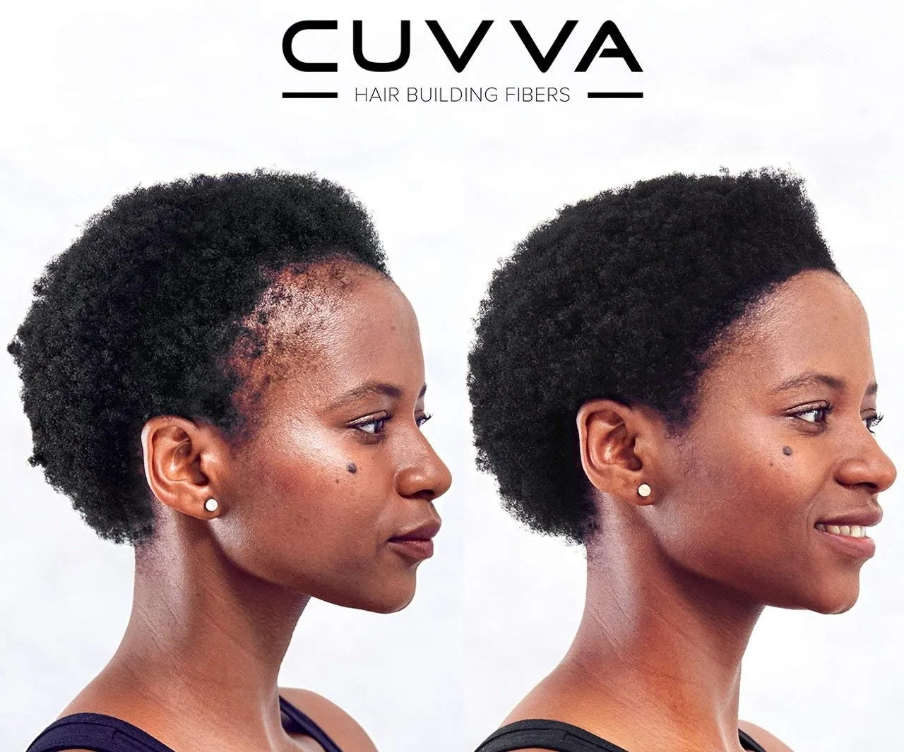 CUVVA Hair Building Fibers (30g) - Instantly Fill in Fine and Thinning Hair to Create a Thicker, Fuller Look - 10 Different Shades for Men & Women - Medium Blonde