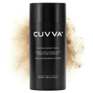 CUVVA Hair Building Fibers (30g) - Instantly Fill in Fine and Thinning Hair to Create a Thicker, Fuller Look - 10 Different Shades for Men & Women - Medium Blonde
