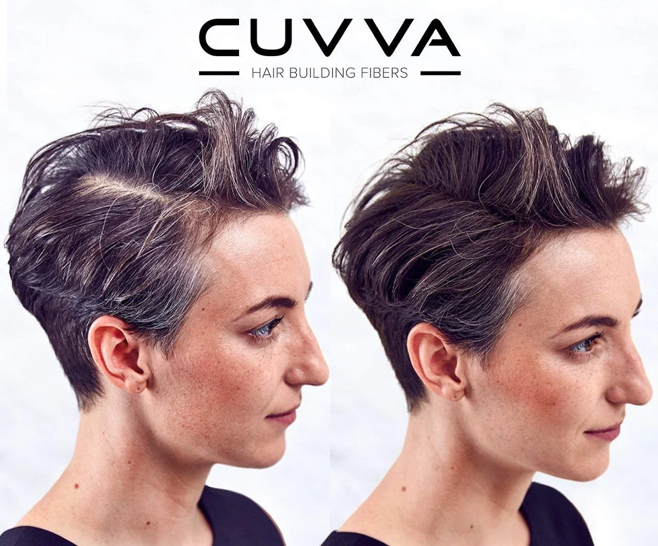 CUVVA Hair Building Fibers (30g) - Instantly Fill in Fine and Thinning Hair to Create a Thicker, Fuller Look - 10 Different Shades for Men & Women - Medium Blonde
