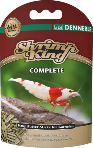 Dennerle Shrimp King Complete 1.59 oz (45g) - Premium Shrimp Food for Balanced, Healthy Growth, molting, colorfulness and Joy of Reproduction