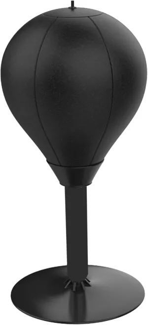 Desktop Punching Bag for Kids Adults Strong Resilience Boxing Ball with Stand PU Practicing Training Stress Relief Punching Bag,Sports Accessory