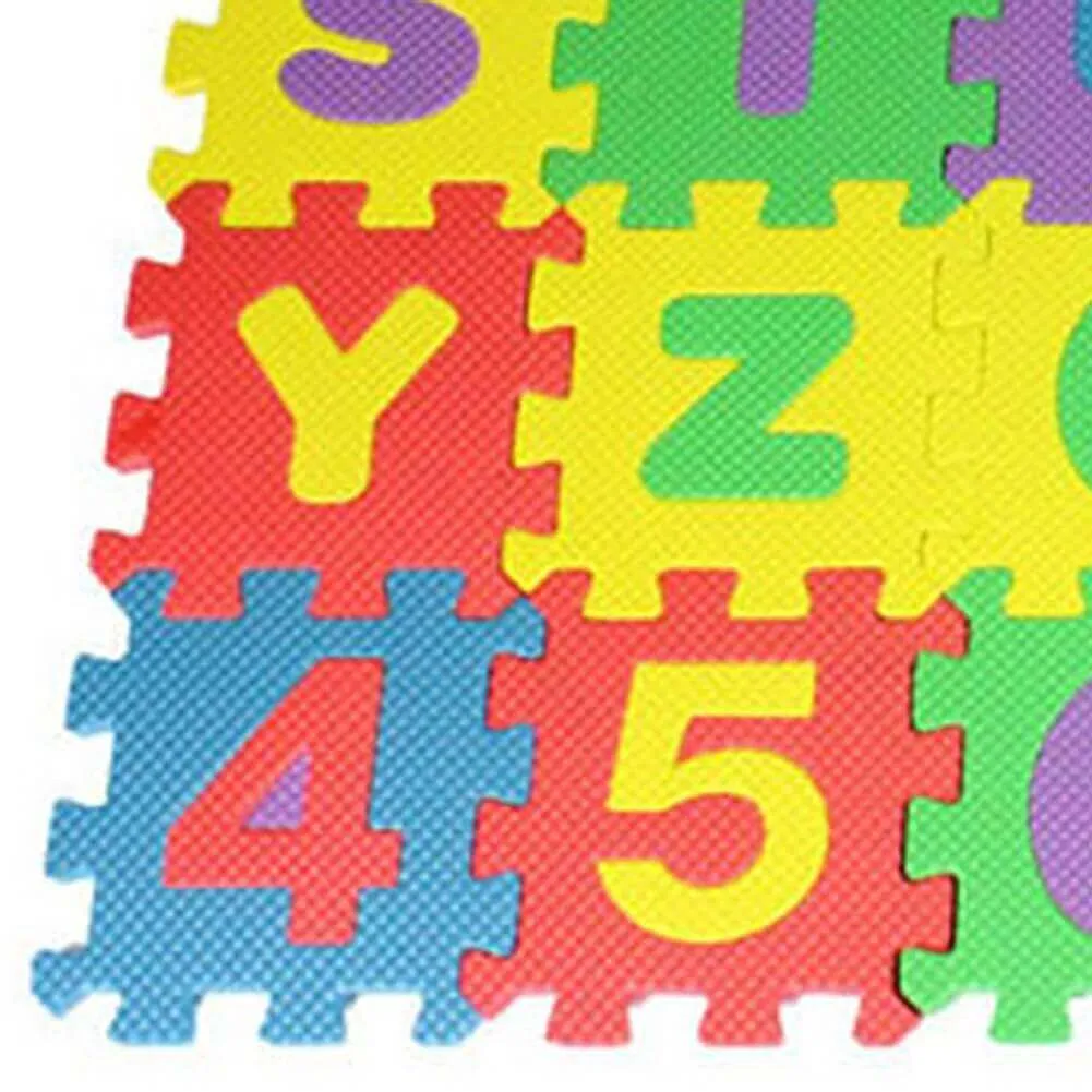 Digital Puzzle Toys - Alphabet and Number Learning Foam Tiles