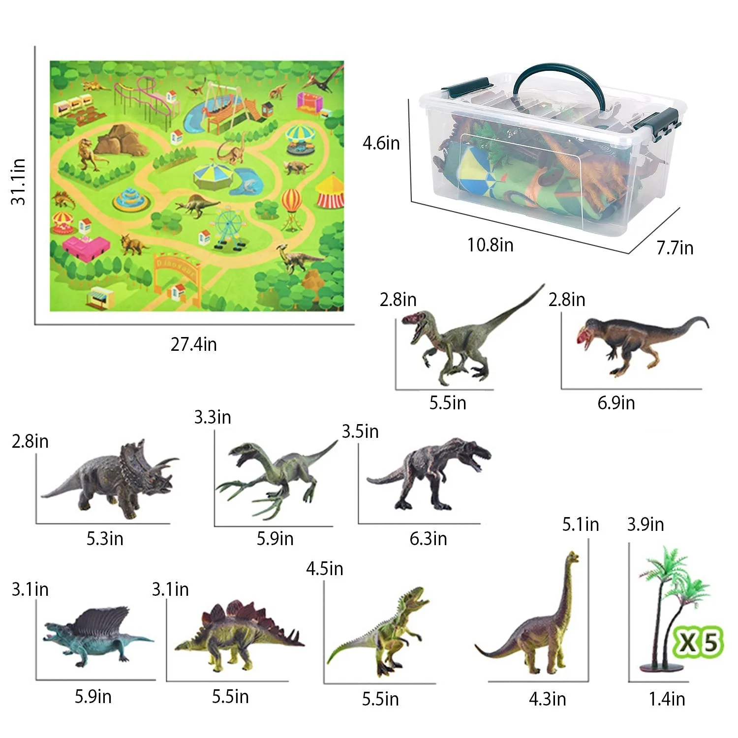Dinosaur Figure Play Set