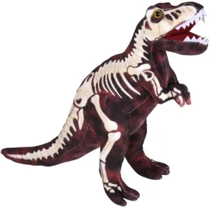 Dinosaur Fossil Print Skeleton Plush Soft Stuffed Animal Toy, T-Rex