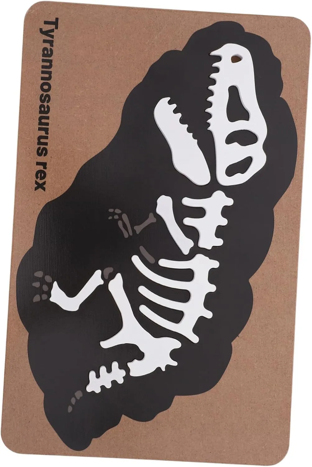 Dinosaur Puzzle Skeleton Fossil for Aged Educational Learning Puzzle Enhancing Cognitive Skills and Hand Eye Coordination Wood Material