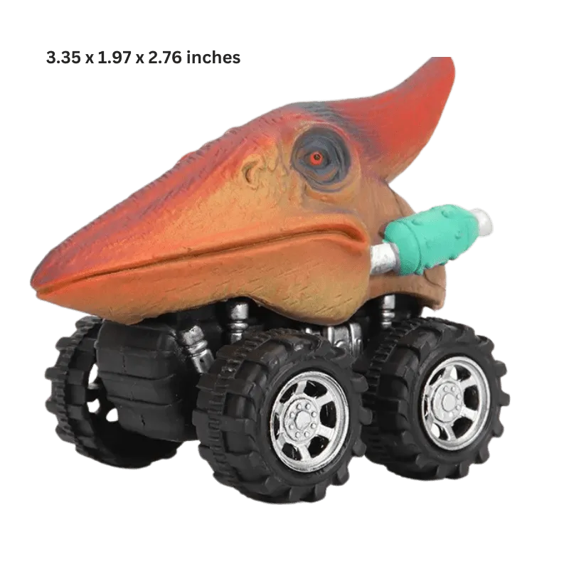 Dinosaur Truck Mini Monster Pull-Back Set