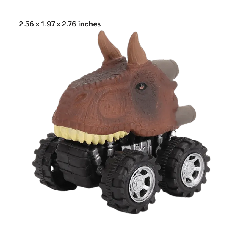 Dinosaur Truck Mini Monster Pull-Back Set