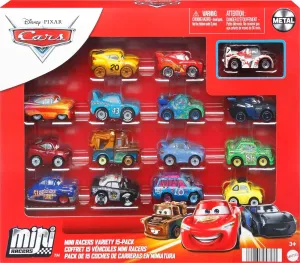 Disney Pixar Cars Minis Vehicle - 15pk