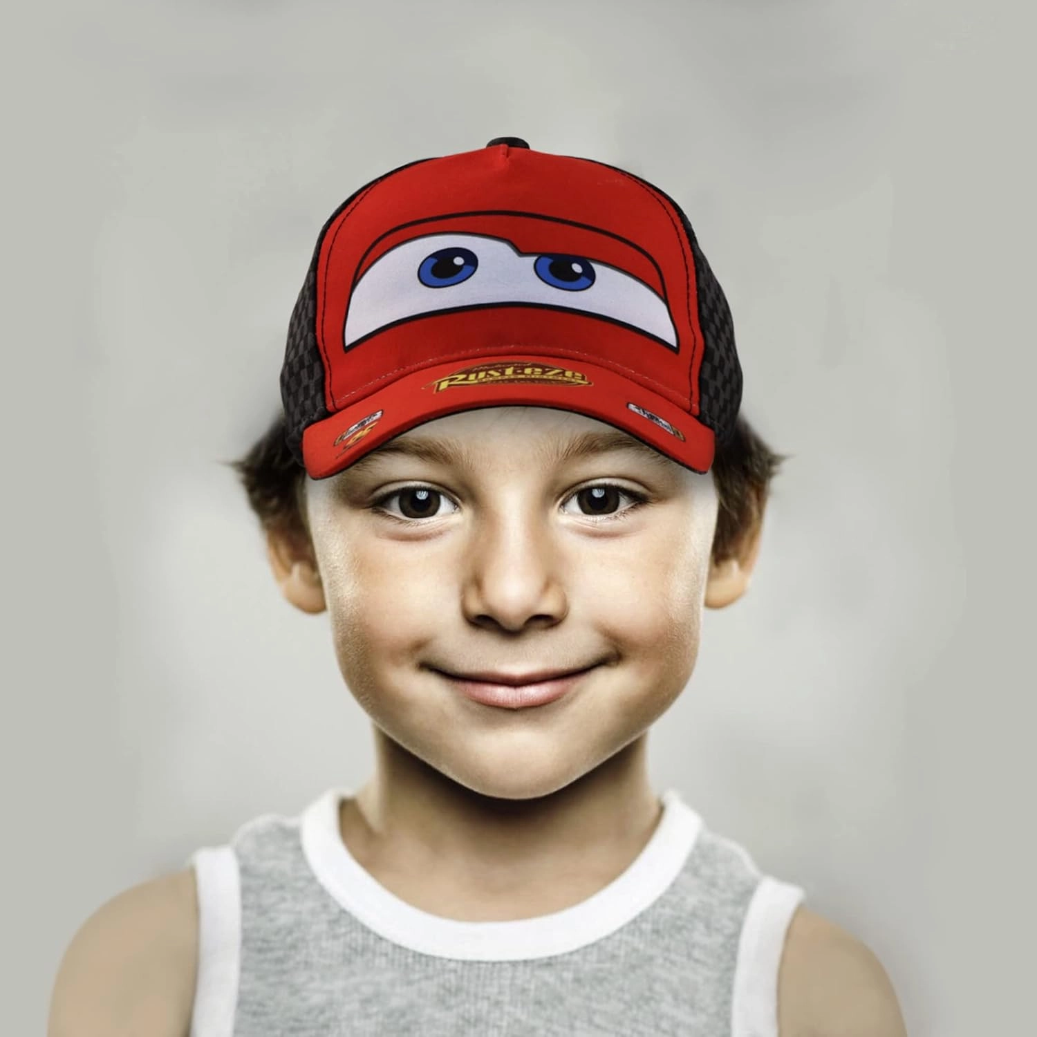 Disney Boys Baseball Hat, Lightning McQueen Adjustable Cap For Toddler 2-4 Or Kids Ages 4-7