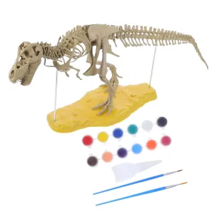 DIY PVC Dinosaur Model Kit Unfinished Skeletal Figure for Boys and Girls Dinosaur Christmas Toy Random