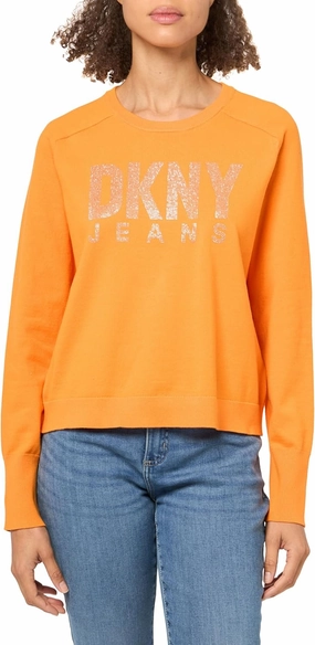DKNY Women's Turtleneck All-Day Comfort Cropped Sportswear Sweater