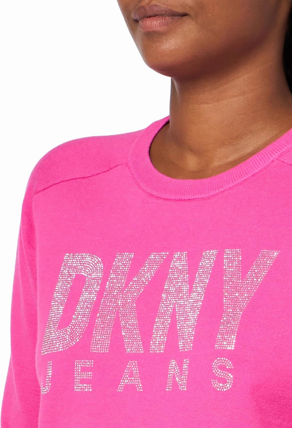 DKNY Women's Turtleneck All-Day Comfort Cropped Sportswear Sweater