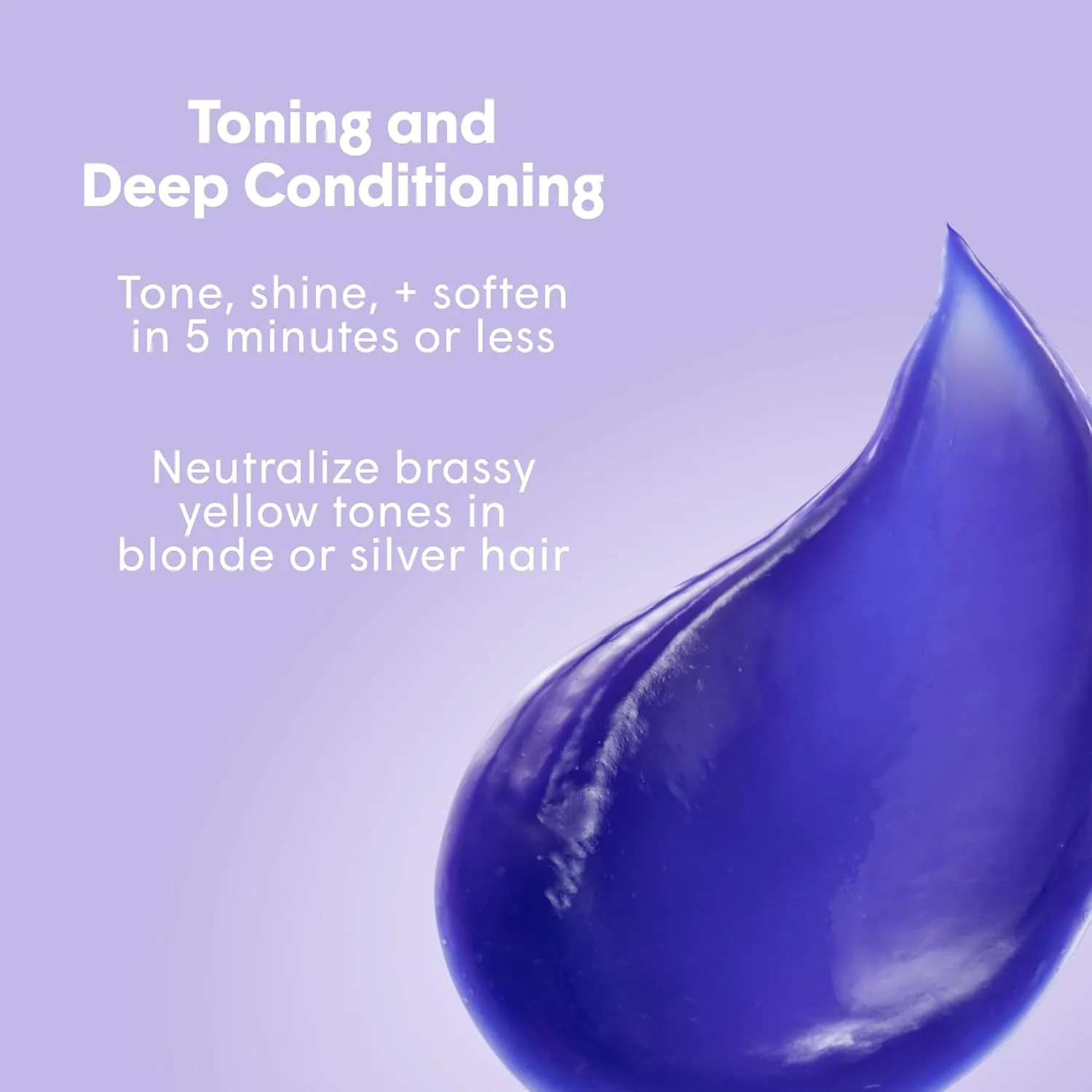 dpHUE Gloss  Toning, Purple - Deep Condition & Neutralize Brass - For Blonde, Yellow Brassiness, Silver, Highlighted, Bleached & Cool Hair - Vegan, Leaping Bunny Certified - 6.5 oz