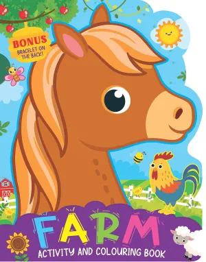 Dreamland Farm Activity and Colouring - An Activity Book for Kids Ages 2 