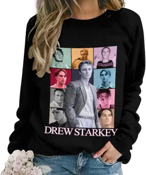 Drew Actor Starkeys Sweatshirt Fashion Hoodie Classic Graphic Sweater Crewneck Pullover Top Sweatwear