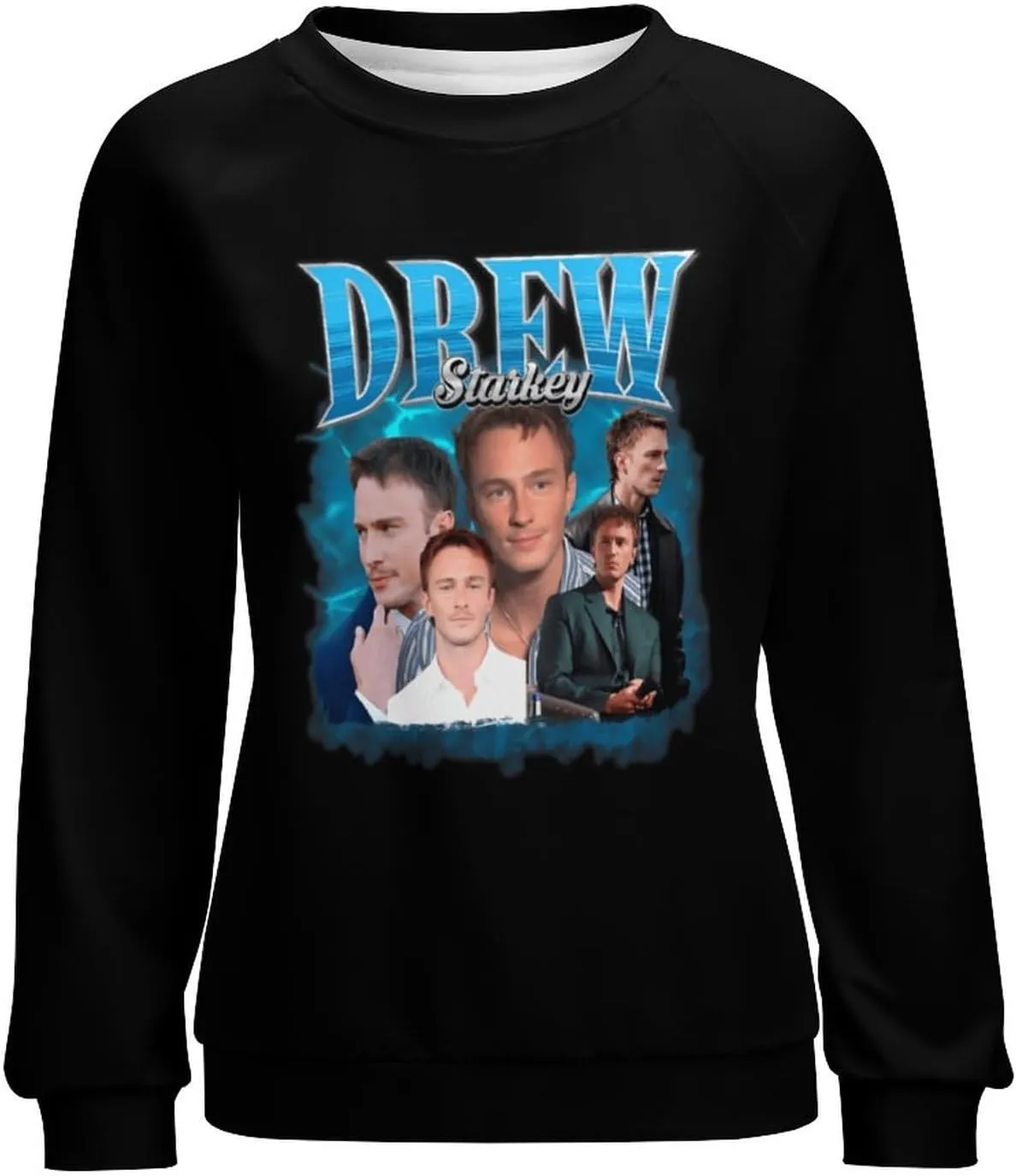 Drew Actor Starkeys Sweatshirt Fashion Hoodie Classic Graphic Sweater Crewneck Pullover Top Sweatwear