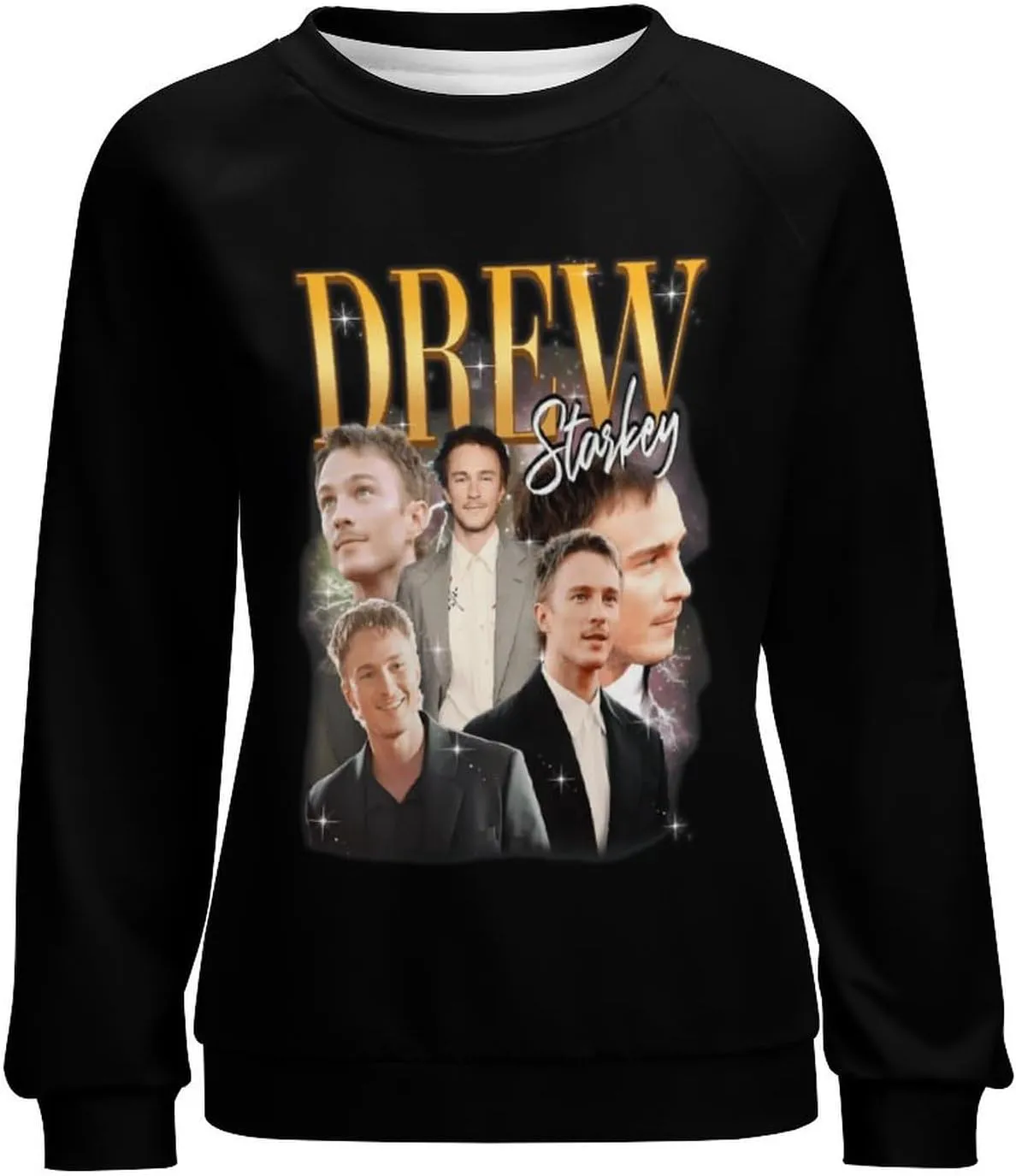 Drew Actor Starkeys Sweatshirt Fashion Hoodie Classic Graphic Sweater Crewneck Pullover Top Sweatwear