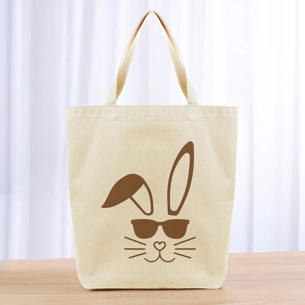 Easter Bunny Tote Bag - brown