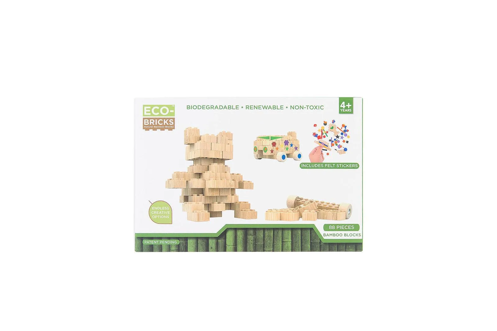 Eco-Bricks: Bamboo Education Sets 88pcs.