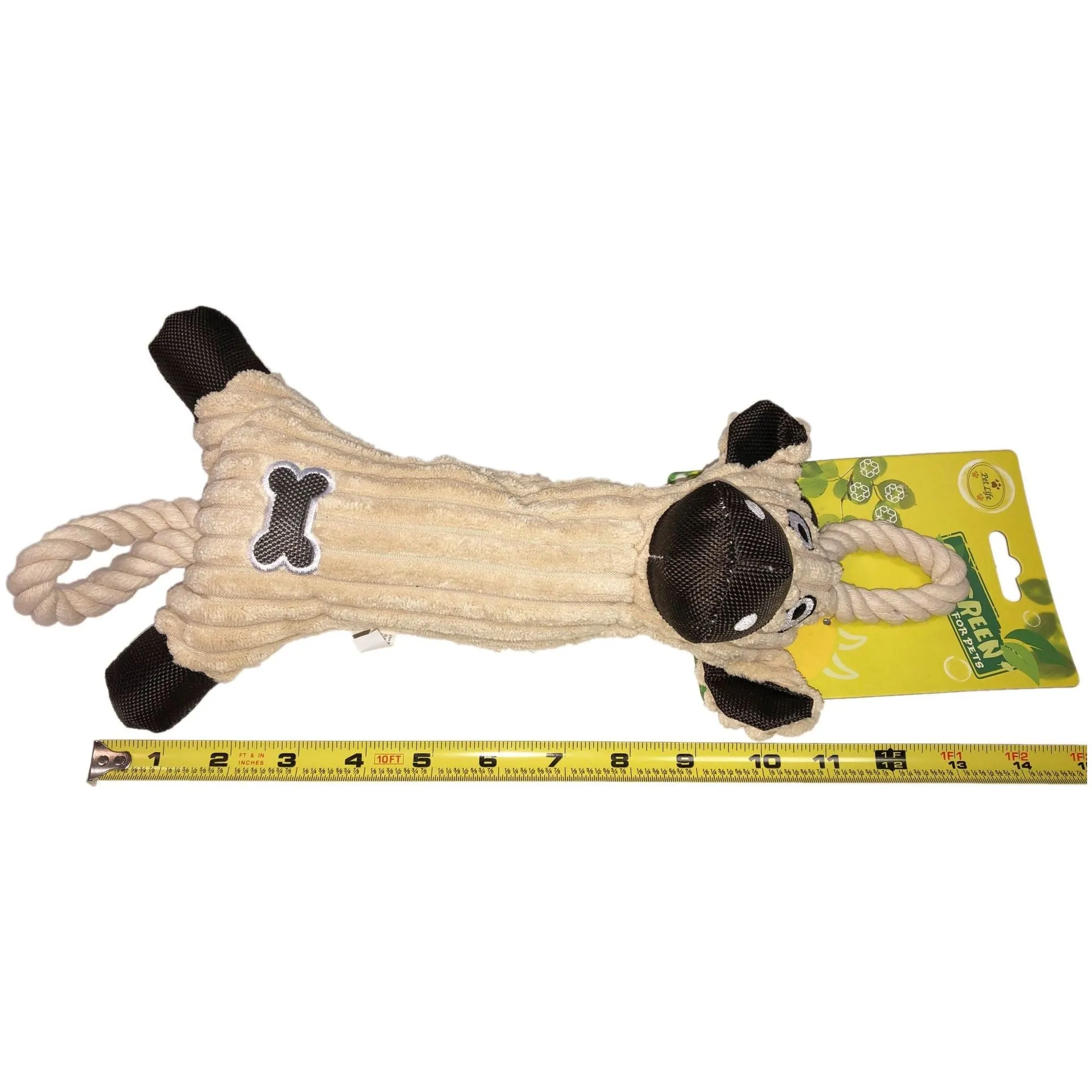 Eco-Friendly Plush Cow Dog Toy